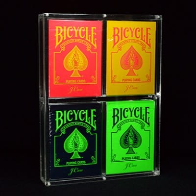 Carat X2x2 4-Deck Display Case Playing Cards