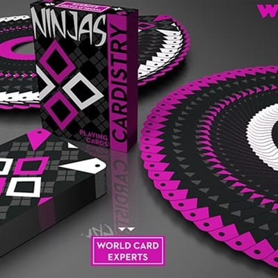 Cardistry Ninjas Wildberry Playing Cards Deck of Cards
