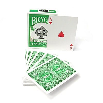 Bicycle Green Playing Cards Playing Cards