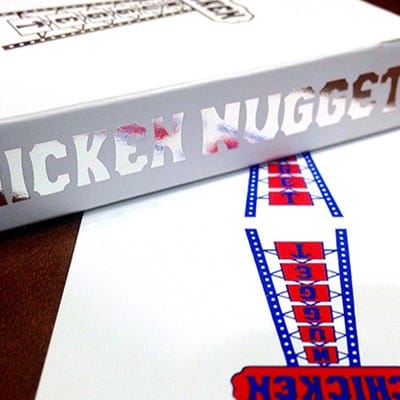 Chicken Nugget Playing Cards - White Playing Cards