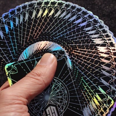 Holographic Chris Cards Glow V2 Playing Cards Playing Cards