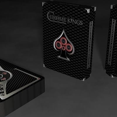 Chrome Kings Carbon Playing Cards Playing Cards
