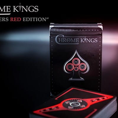 Chrome Kings Playing Cards (Players Red Edition) Playing Cards