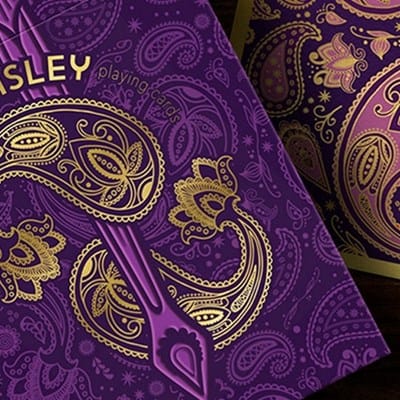 Collector's Paisley Royals Purple Playing Cards Playing Cards