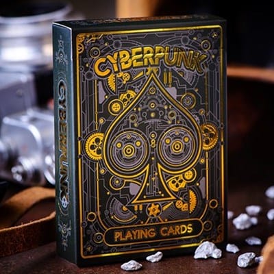 Cyberpunk Gold Playing Cards Playing Cards