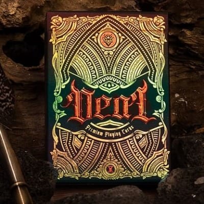 Deal with the Devil  UV Foiled Edition Playing Cards Playing Cards