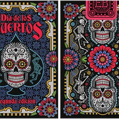 Dia de los Muertos Black Playing Card (2nd Edition)