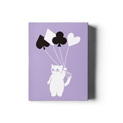 Diary of Kitten and Puppy - Kitten Purple Edition Playing Cards