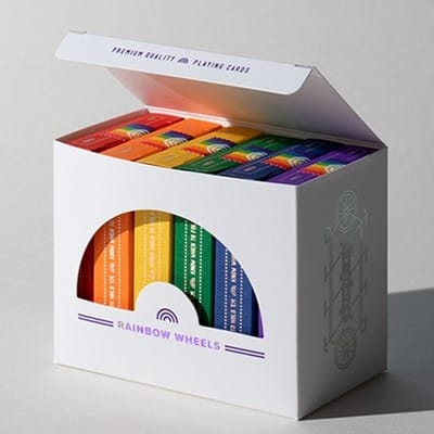 DKNG Rainbow Wheels Playing Cards (Six Seater) Playing Cards
