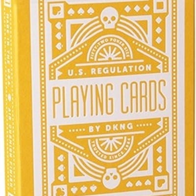 DKNG Yellow Wheel Playing Cards Playing Cards