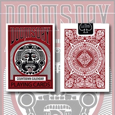 Doomsday Deck (Blood Red) Playing Cards