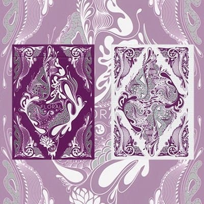 Floral Deck (Purple) Playing Cards