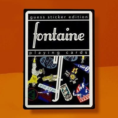 Fontaine Guess Stickers Playing Cards Playing Cards