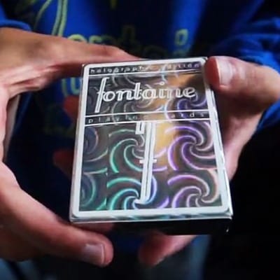 Fontaine Spiral Holo Playing Cards Playing Cards