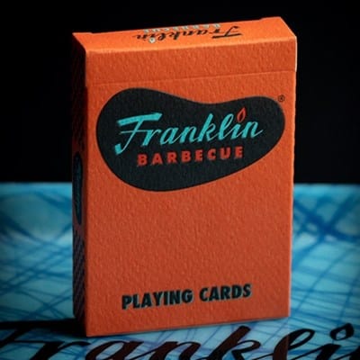 FRANKLIN BBQ CLASSIC ORANGE PLAYING CARDS Playing Cards