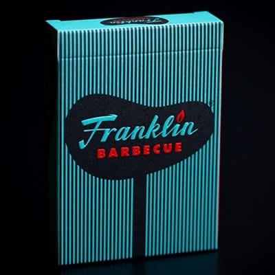 FRANKLIN BBQ RETRO BLACK PLAYING CARDS Playing Cards