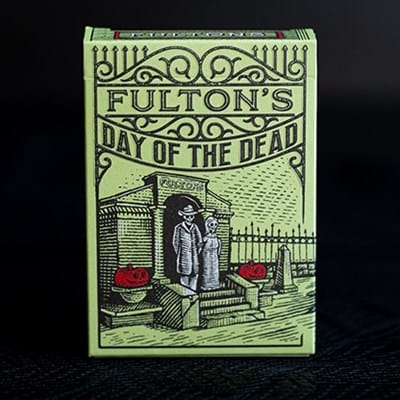 Fulton's Day Of The Dead Green Edition Playing Cards Playing Cards