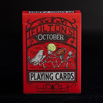 FULTON'S October Red Edition Playing Cards Playing Cards