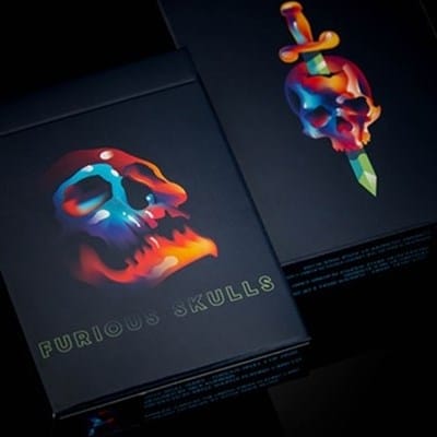 Furious Skull Playing Cards Playing Cards