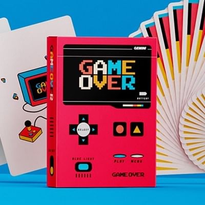 Game Over Playing Cards (Red)