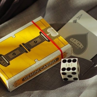 Gemini Casino Yellow Playing Cards Playing Cards