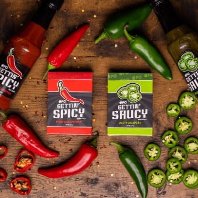 Gettin' Spicy & Gettin' Saucy Playing Cards Playing Cards