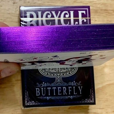 Gilded Bicycle Butterfly Playing Cards Playing Cards