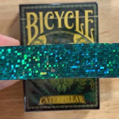 Gilded Bicycle Caterpillar Playing Cards