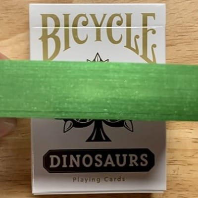 Gilded Bicycle Dinosaur Playing Cards Playing Cards