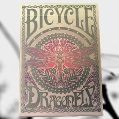 Gilded Bicycle Dragonfly Playing Cards Playing Cards