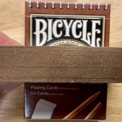 Gilded Bicycle Sketch Playing Cards Playing Cards