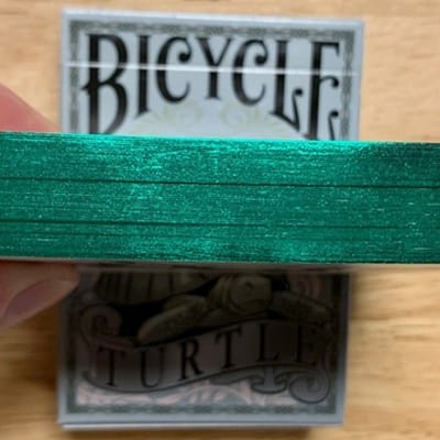 Gilded Bicycle Turtle Playing Cards Playing Cards