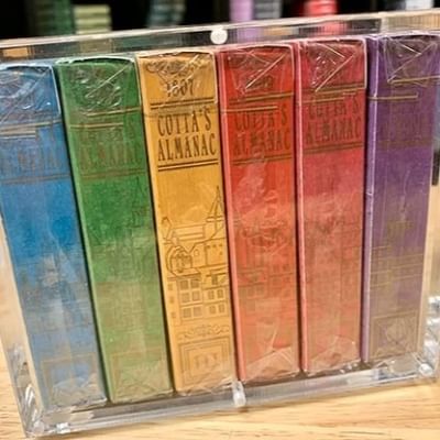Gilded Cotta's Almanac Playing Cards Collector's Set (6 Deck Set)
