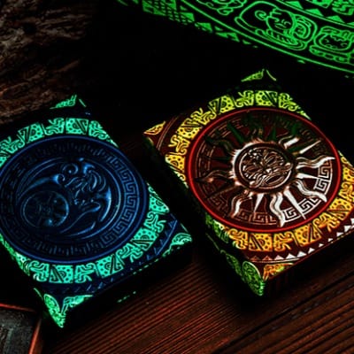 Gilded Maya Playing Cards Playing Cards