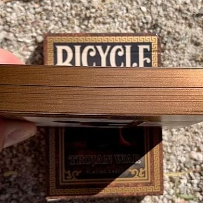 Gilded Trojan War Playing Cards