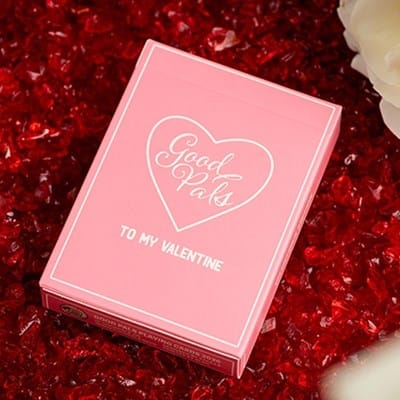 Good Pals Valentine's Pink Playing Cards Playing Cards