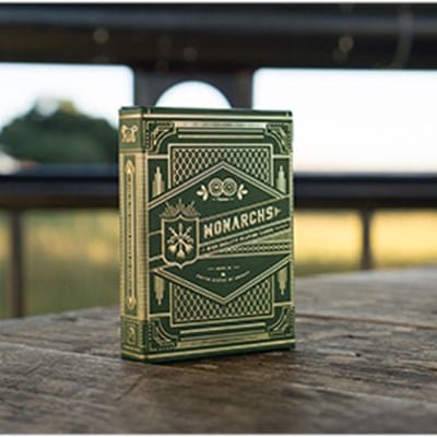 Monarchs Playing Cards (Green) Playing Cards