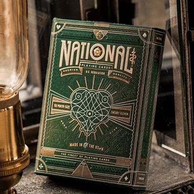 Green National Playing Cards Playing Cards