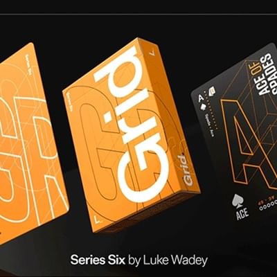 Grid Series Six- Typographic Playing Cards