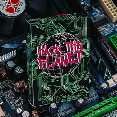 Hack The Planet  Playing Cards Playing Cards