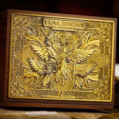 Halidom Deluxe Wooden Box Set Playing Cards