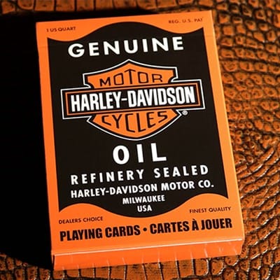 Harley Davidson Oil Playing Cards Playing Cards