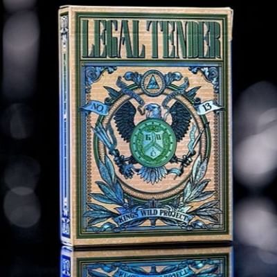 Holographic Legal Tender Playing Cards