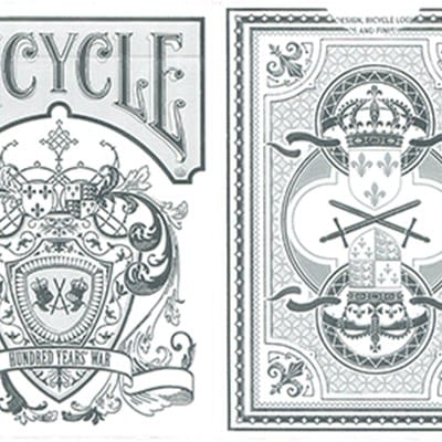 Hundred Year War Limited Edition Silver Deck Playing Cards