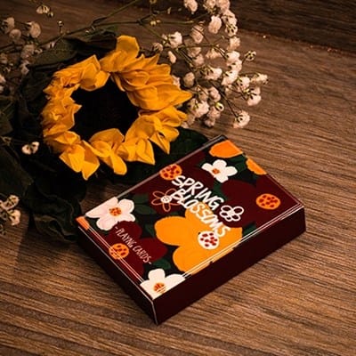 Keep Smiling Spring Blossoms Playing Cards Playing Cards