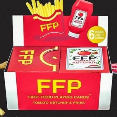 Ketchup and Fries Playing Cards