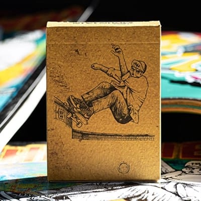 Lance Mountain Skating Skeletons Playing Cards Playing Cards
