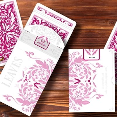 Leaves Summer Collector's White Playing Cards Playing Cards