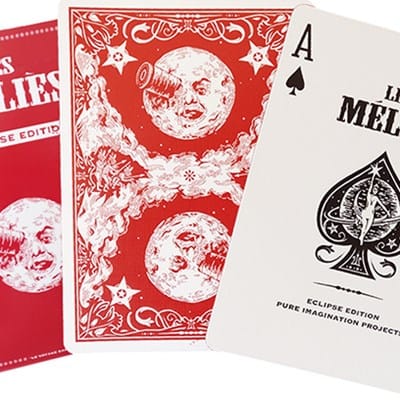 Les Méliés Red Eclipse Playing Cards Playing Cards