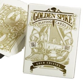 Limited 1st Run Golden Spike Deck (Gold Edition) Playing Cards